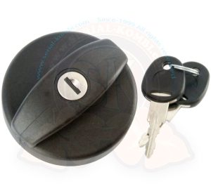 Bouchon verrouillable de remplissage d'eau potable Westfalia 8/1982-7/1992 (livré avec 2 clefs) Reproduction différente de la forme d''origine