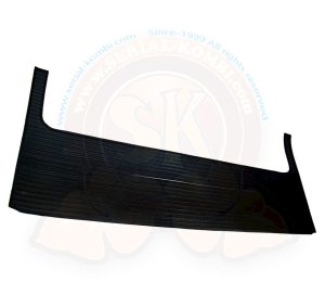 Gummimatte hinten, dünner als das Original, schwarz, Doka, 8/1958-7/1967