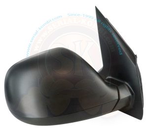 Retrovisor completo, manual, sin antena, T6 9/2015- negro satinado - Derecho Convexo