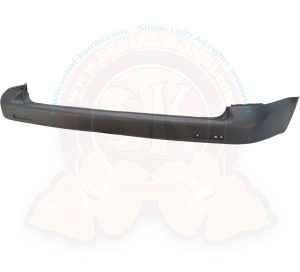 Rear bumper T5 4/2003-5/2012 textured graphite grey, with TÜV certification