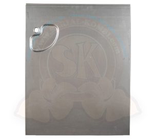 Panneau de porte latérale extérieur avant hauteur 76 cm avec empreinte de poignée de porte battante 8/1958-7/1963 et pick-up double cabine