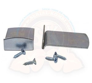 Haken mit Schrauben zum Anschrauben an Armaturenbrettisch, Westfalia, 8/1973-7/1979