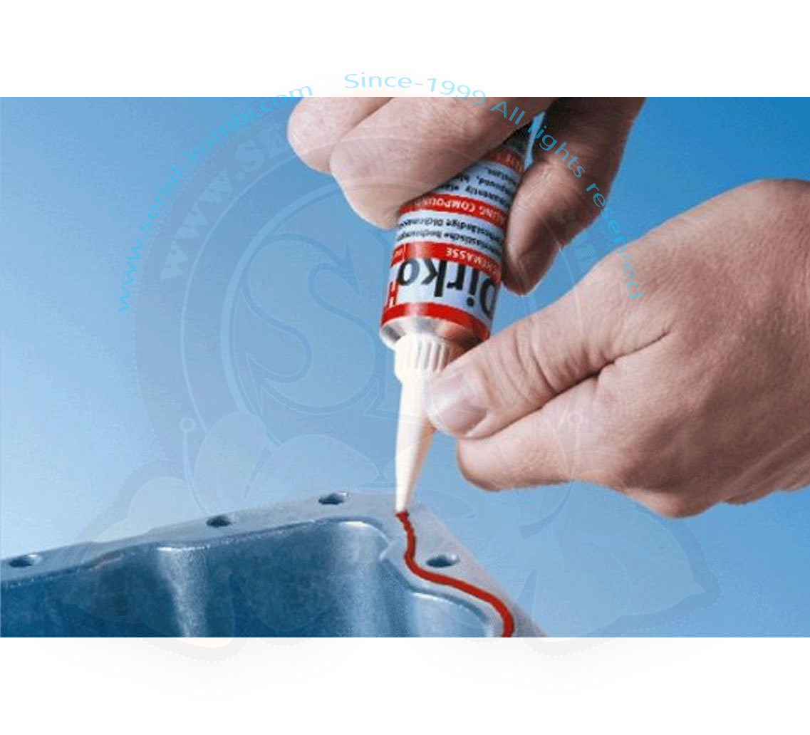 Sigillante Dirko HT, Da -60 A +315°C, Nero - 70ml - Foto 2