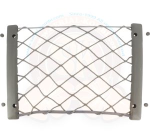 Filet de rangement vide-poche sur cadre plastique 31,5x21,5cm Gris