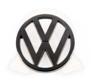 Emblema delantero negro 95mm 5/1979-7/1987