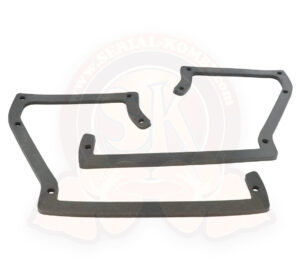 Dichtungen für Abdeckung /Deckel Frischluftführung unter Armaturenbrett, Schaumstoff und selbstklebend Silikon, (Paar), 8/1967-7/1979