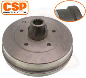 Tamburo freno posteriore CSP con foratura Porsche 5x130 4/1968-7/1970 (dal telaio n° 218 109 824 ->)