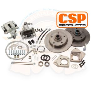 Scheibenbremsanlage Hinterachse, CSP 5x130, für Porsche Räder Käfer Pendelachse