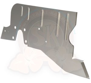 Lamierato laterale passaruota sinistro a ridosso della cassone del sedile anteriore3/1955-7/1967, pick-up doppia cabina 8/1958-7/1967