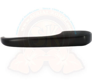 Poignée de porte coulissante extérieure noire 8/1973-7/1979