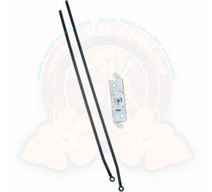 Cerradura de puerta batiente trasera derecha o delantera izquierda con barras de bloqueo 8mm 11/1962-7/1967