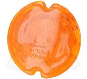 Glas für Heckleuchte, orange, 5/1958-7/1962 Italien, Australien