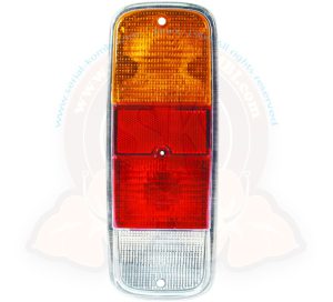 Lente fanale posteriore 8/1971-7/1979 arancio/rosso/bianco