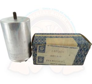 Blinkerrelais, 3 Anschlüsse 2x21W 12V, 8/1966-7/1967