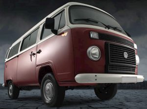 Stoßstange vorne VW do Brasil, grundiert, 8/1972-7/1979 für Brasilien Bus