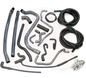 Manicotti acqua, kit completo di 18 tubi con fascette di fissaggio 1900cc DG 8/1986-7/1992 senza riscaldamento supplementare, con cambio manuale