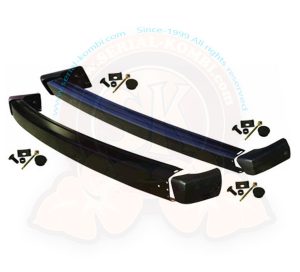 Kit paraurti completo in primer Nero, lamierato di spessore 1.7mm  5/1979-7/1992