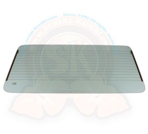 Window for tail gate, green tinted, 5/1979-7/1992 heated