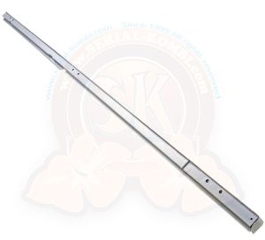 Viga longitudinal de soporte de la plataforma de carga derecha, para fijar las bisagras "cofre de tesoro" lateral, pick-up simple cabina 8/1952-7/1967