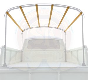 Hoop ash wood slat kit, pick-up double cab 8/1967-7/1979