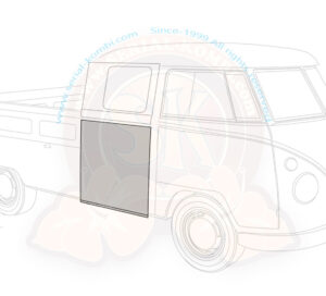 Panneau latéral droit face à la porte battante, pick-up double cab RHD 8/1958-7/1967 Hauteur 84cm