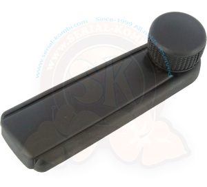 Manovella Alzavetro, da avvitare, con copertura, nera T4 9/1990-12/1995