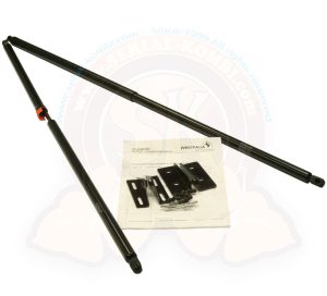 Vérins de toit relevable avec kit de montage, 450N, T4 9/1990-6/2003 California Westfalia (la paire)