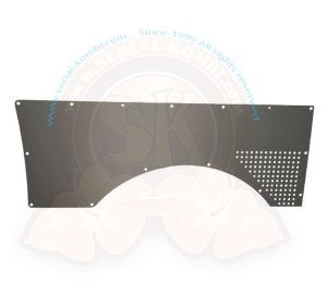 Interiour panel rear right, for long wheelbase model without rear seats, artgrey, T5 4/2003-11/2009 (fits T5 T6 LWB all years)