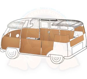 Innenverkleidung aus HDF, wie original, 8/1963-7/1967 Komplettkit (12 St.)