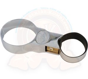 Halter für Zusatzinstrument 52mm an Lenkrohr, verchromt, 1950-1967