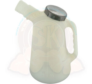 Bote en plástico para llenado del aceite con cuello flexible 1L