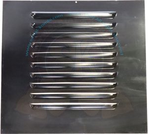 Tôle de réparation d'ouïe d'aération moteur 10 ouïes intérieures 8/1963-7/1967