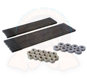 Espárragos de culata, Ø 8mm, simple admisión, kit de 16 con tuercas y arandelas