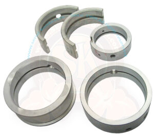 Main bearings set, 1600cc, 8/1967-7/1979 std/+0.50/std (22mm)