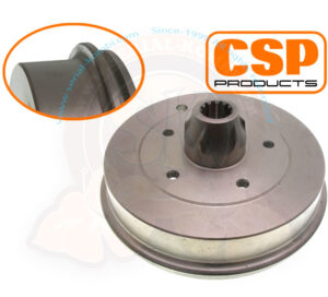 Bremstrommel hinten, 8/1963-7/1967 Porsche LK 5/130