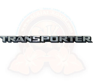 Schriftzug 'TRANSPORTER', 5/1983-7/1992 (3 Clips werden benötigt)