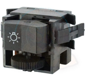 Lichtschalter mit Regler für Armaturenbrettbeleuchtung, 5/1979-7/1990, Syncro 10/1984-2/1989 - 8- polig