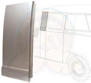 Panneau latéral haut pick-up double cabine derrière porte battante droite 8/1958-7/1967