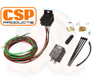 Relé de corte de seguridad para la bomba eléctrica de combustible 12V con cableado e instrucciones de instalación 1950-7/1967