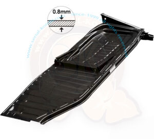 Semi pianale, spessore 0.8mm, Maggiolino (berlina) 8/1970-7/1972 - Sinistro