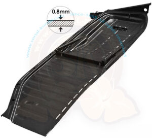 Semi pianale, spessore 0.8mm, Maggiolino (berlina) 8/1970-7/1972 - Destro