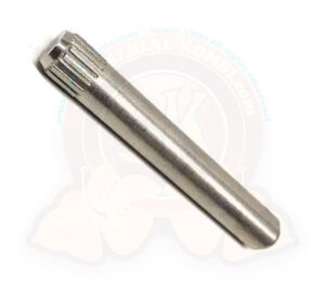 Eje de bisagra de puerta, acero inoxidable, diámetro 8mm (STD), Escarabajo 10/1958- (inferior) ,1/1967- (superior)