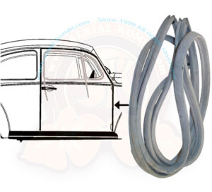 Türdichtung, rechts, Käfer, 8/1955-7/1966 (929 746 > 116 1021 300)