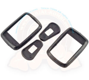 Door handle seals, 4 pieces for both doors, Beetle, 8/1966-7/1967