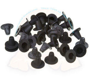 Gommini di protezione per clip modanature giro carrozzeria, modello grande, kit da 36 pezzi, Maggiolino -10/1957