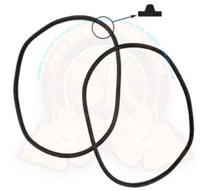 Scheinwerferdichtungen an der Karosserie, 1950-7/1967 paarweise