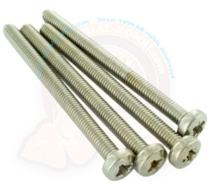 Viti inox per lenti fanali posteriori Maggiolino 6/1961-7/1967 (1200cc -7/1972) kit di 4