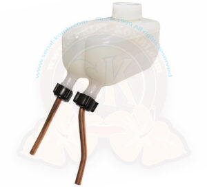 Bremsflüssigkeitsbehälter, Käfer, Karmann Ghia, 8/1966-7/1967 (117 000 001 -> 117 999 000) und für Umbau Zweikreis