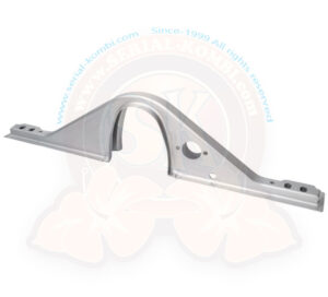 Chapa de soporte del chasis soporte en sombrero de Napoleón, Escarabajo (excepto 1302 / 1303), Karmann Ghia, Tipo 181