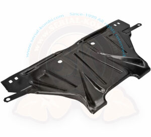 Chapa de reparación debajo del cilindro maestro de freno / cabeza del chasis, Escarabajo (excepto 1302 /1303) / Karmann Ghia 8/1965-, Tipo 181